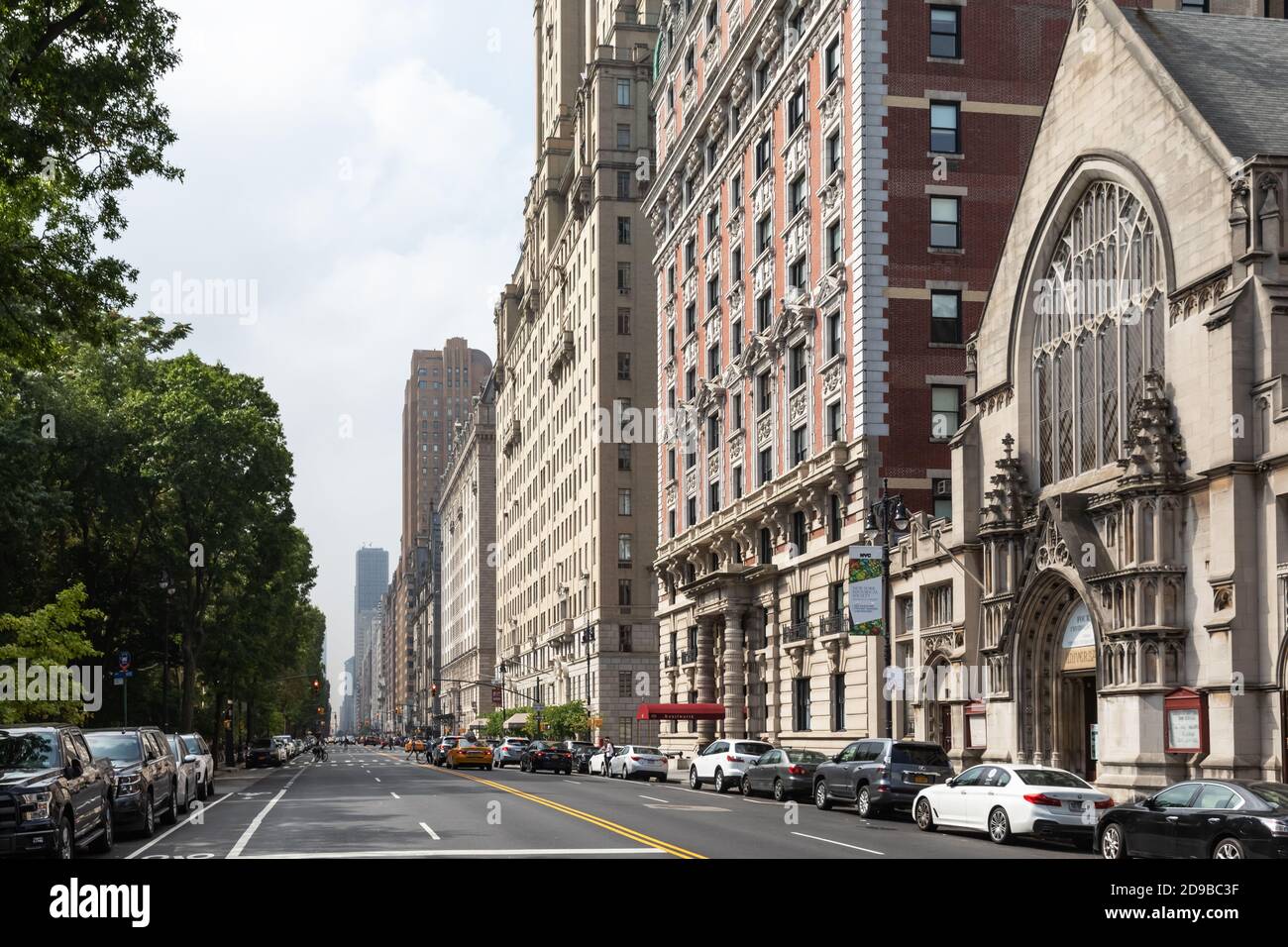 New York, USA - 17 settembre 2017: La New York Historical Society è un museo di storia americana e una biblioteca situata a New York City all'angolo del 77° Str Foto Stock