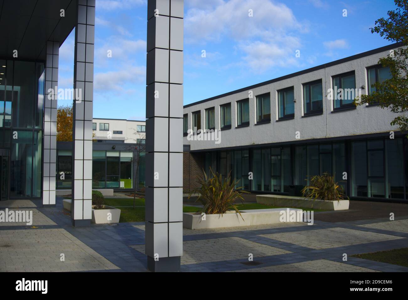 Borders College, Scottish Borders Campus, Heriot-Watt University, Galashiels, Scozia, Regno Unito. Foto Stock