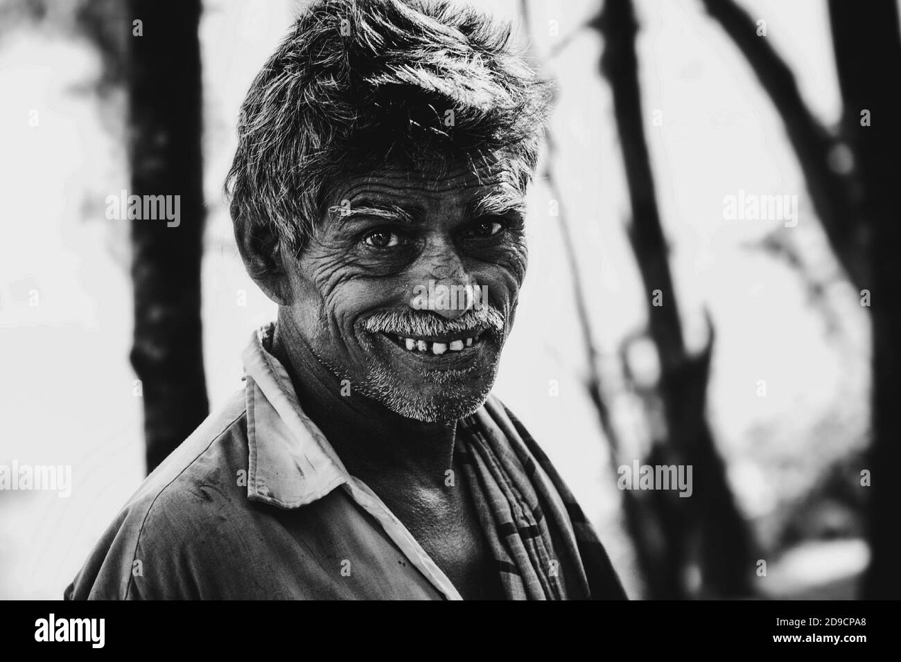 Foto dello stile di vita dei senzatetto in Bangladesh Foto Stock