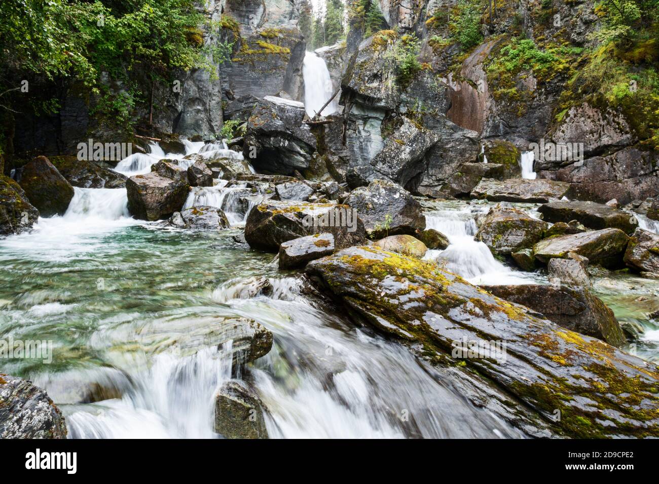 Nord America; Stati Uniti; Copper River Drainage; Liberty Falls; Alaska Foto Stock