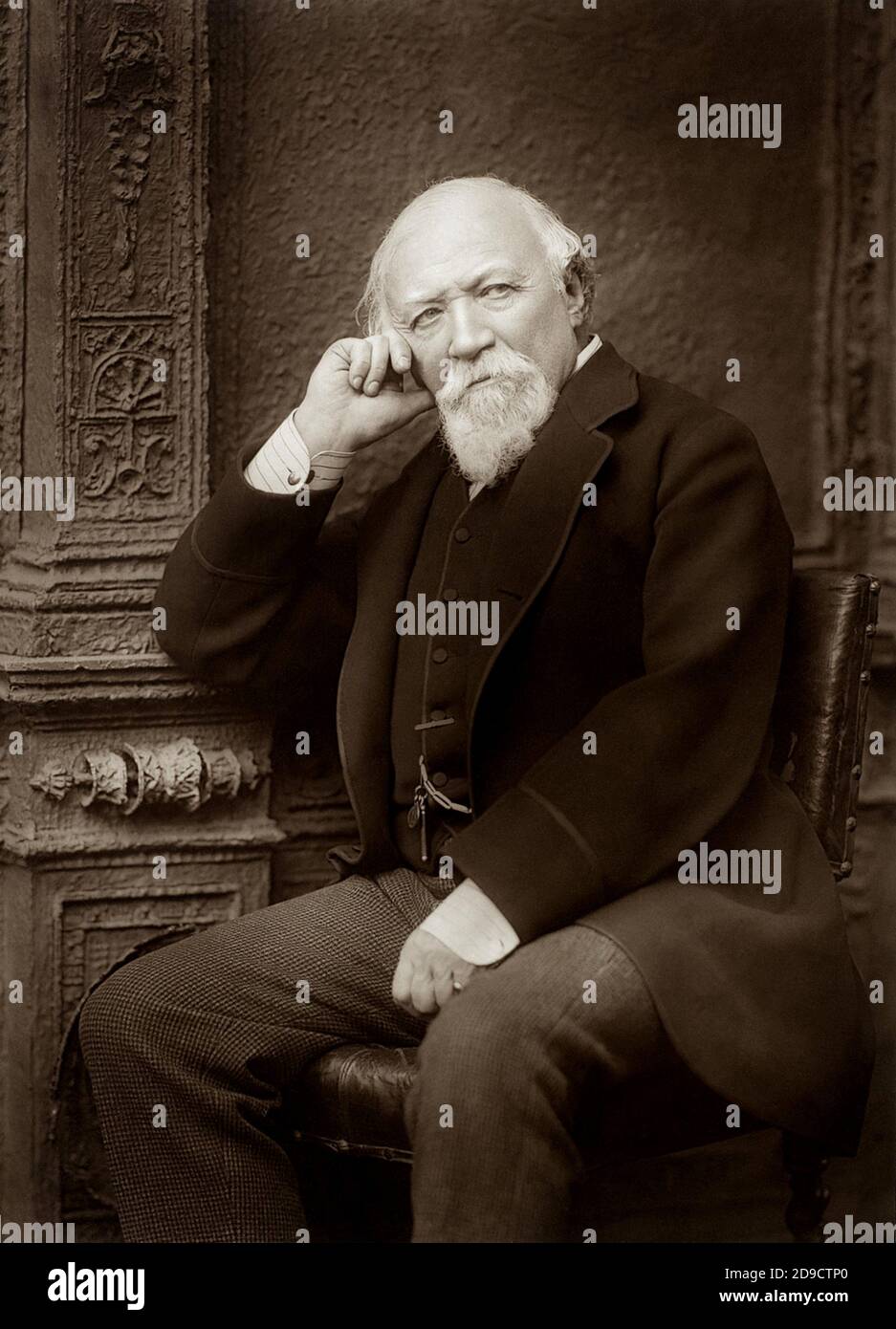 1888 ca., GRAN BRETAGNA : il poeta e scrittore britannico ROBERT BROWNING ( 1812 - 1889 ) . Sposato con la poeta Elizabeth Barrett nel 1846 . Foto di Herbert Rose Barraud (1845 - 1896 ca.). - SCRITTORE - LETTERATURA - LETTERATURA - letterato - POETA - POESIA - POESIA - barba - barba - ritratto - ritratto - uomo anziano - uomo vecchio - uomo vecchio anziano --- Archivio GBB Foto Stock
