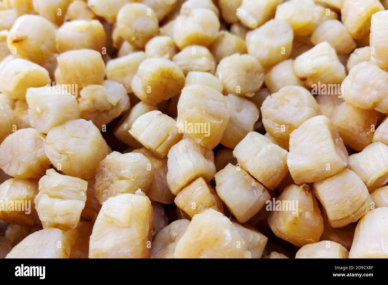 Cumulo di cuoio capelluto essiccato. Ingrediente popolare nella cucina cinese. Foto Stock