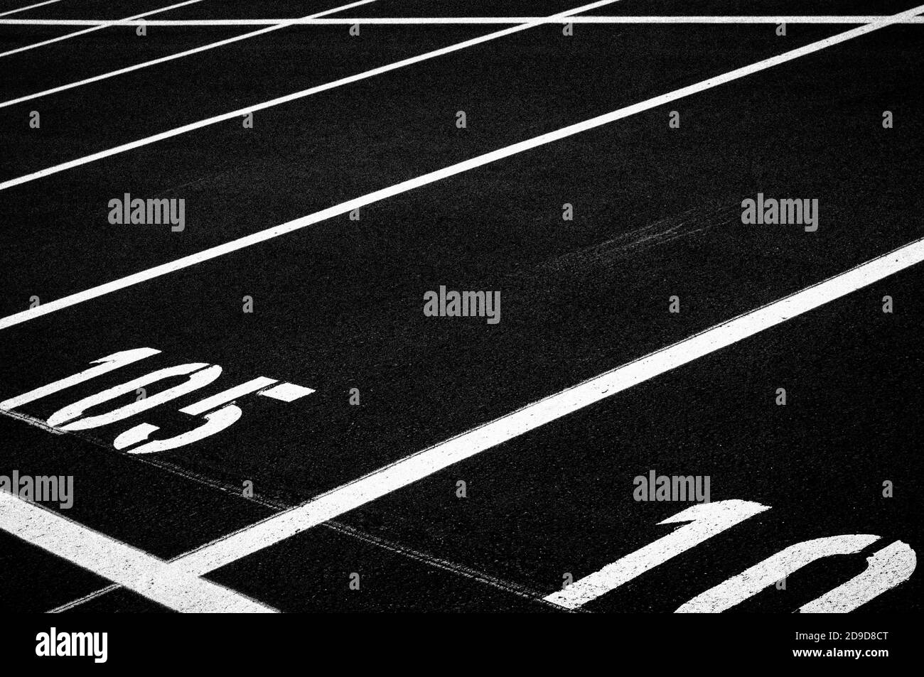 Contrassegni di parcheggio Foto Stock