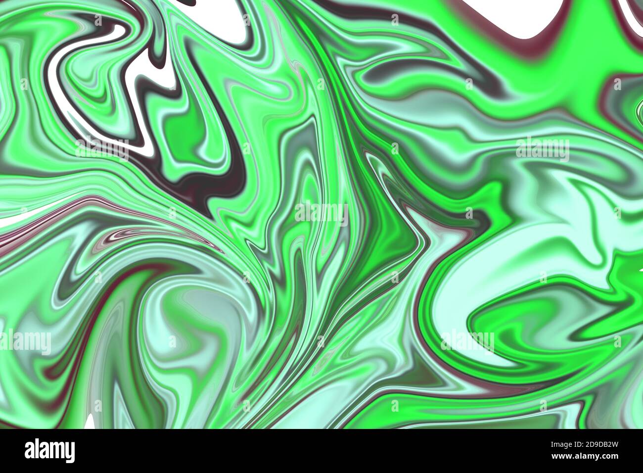 Grafica verde del computer Foto Stock