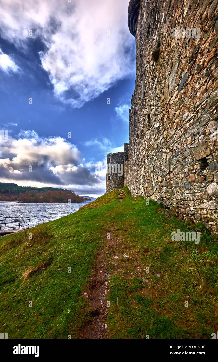 Kilchurn Castle (KC1) Foto Stock