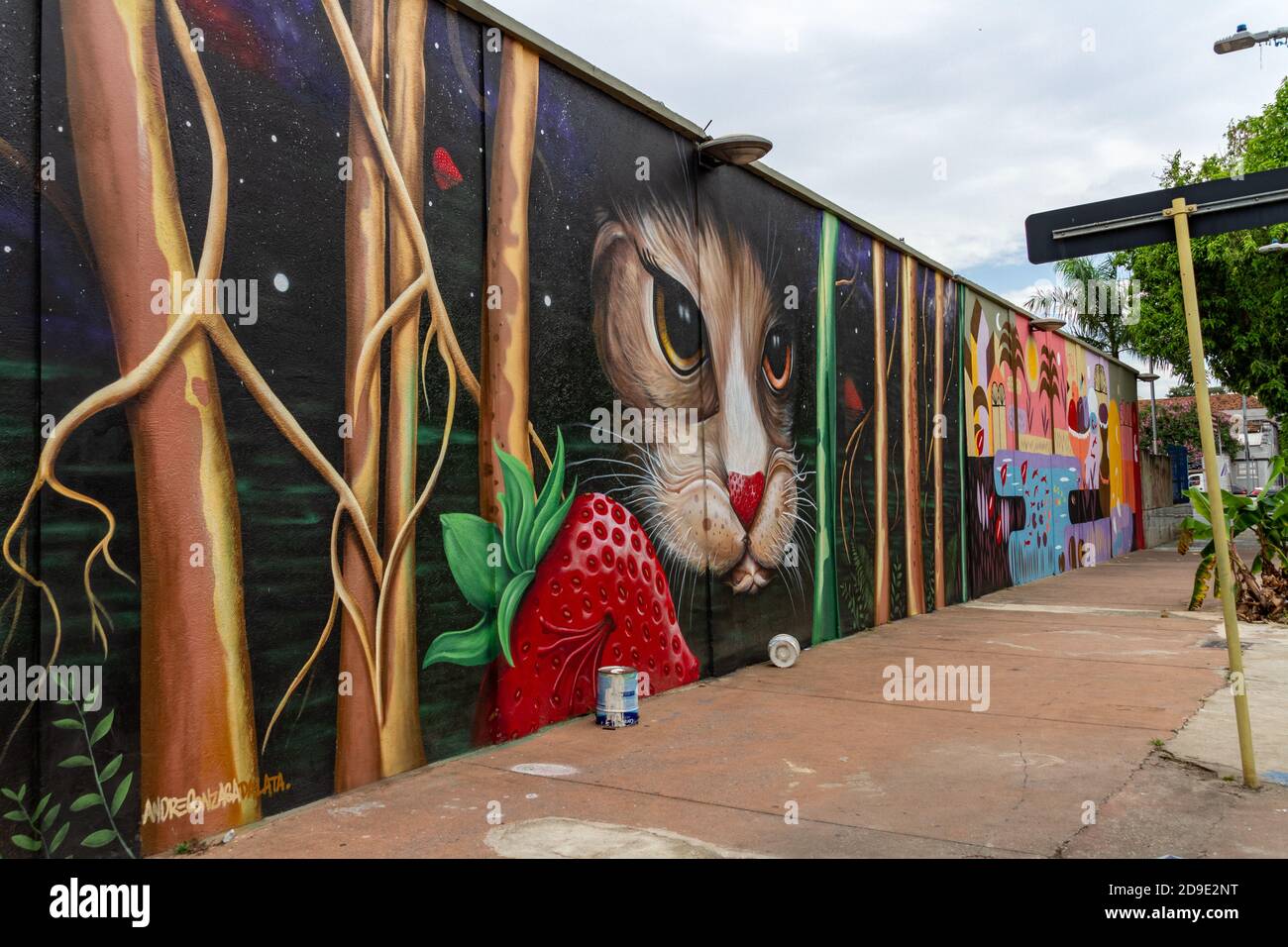 BELO HORIZONTE / MINAS GERAIS / BRASIL - 10/29/2020: Portale das Artes di André Gonzaga Foto Stock