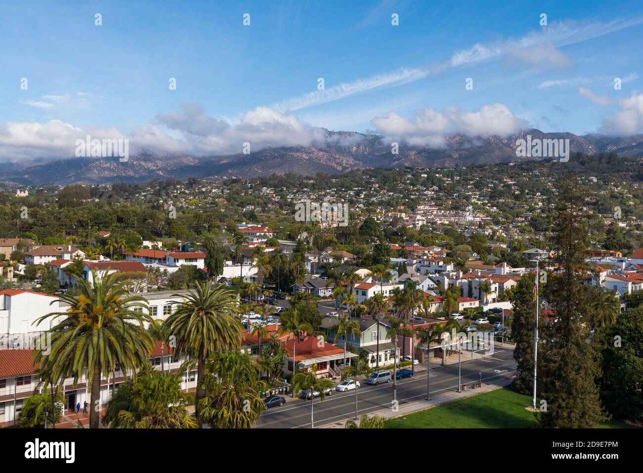 Città di Santa Barbara in California, Stati Uniti Foto Stock