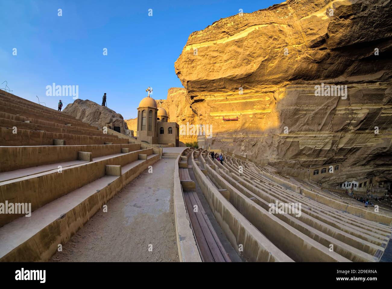 Il Monastero di San Simone è stato il risultato di questo nuovo progetto. Simon il Tanner era un artigiano che visse durante il 10 ° secolo, e la chiesa grotta Foto Stock