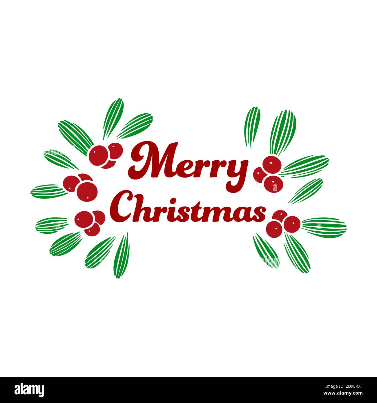 Allegro biglietto d'auguri di Natale tipo vettoriale Capodanno Complimenti. Illustrazione vettoriale Illustrazione Vettoriale