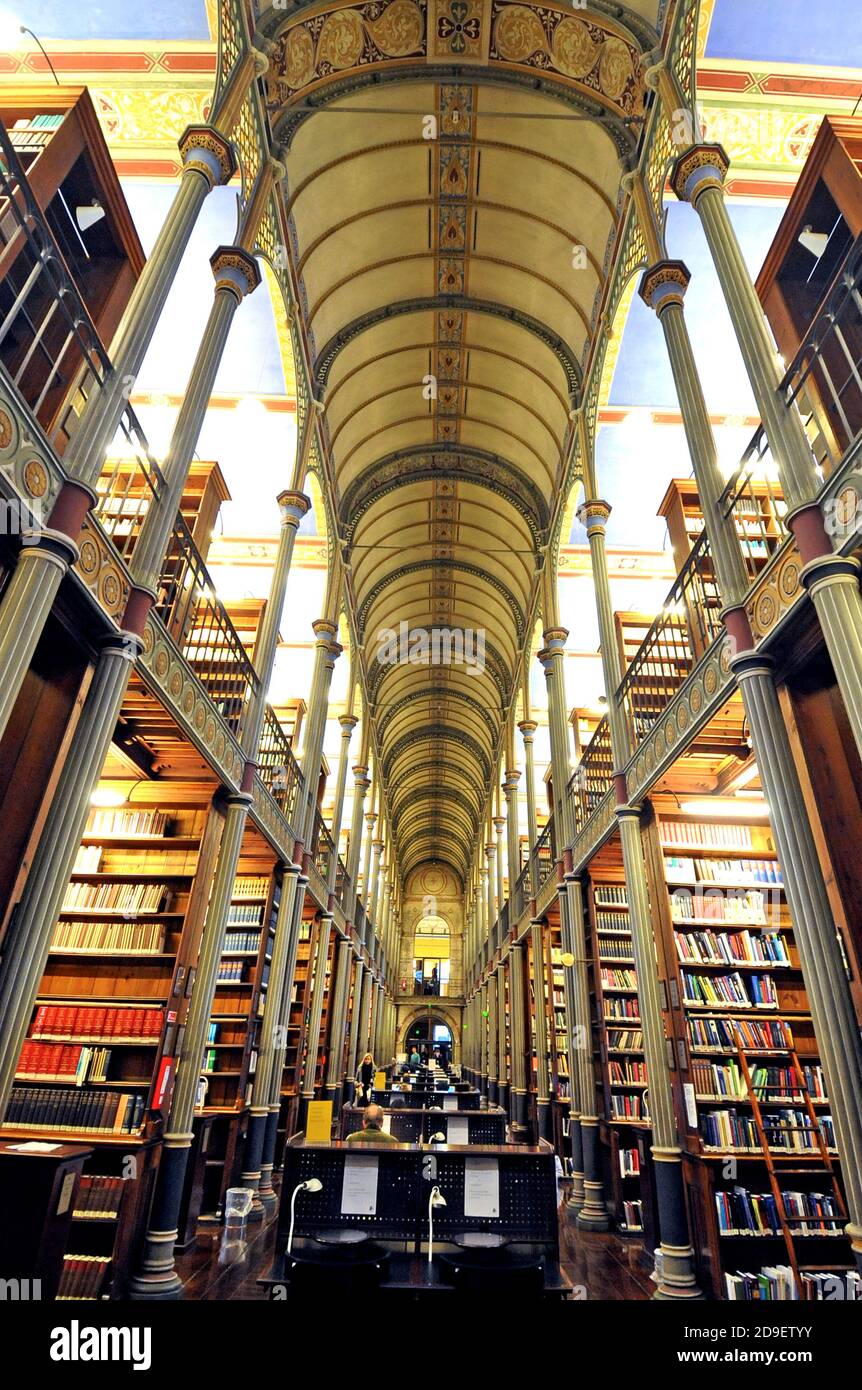 Biblioteca storica dell'università di Copenhagen. Foto Stock