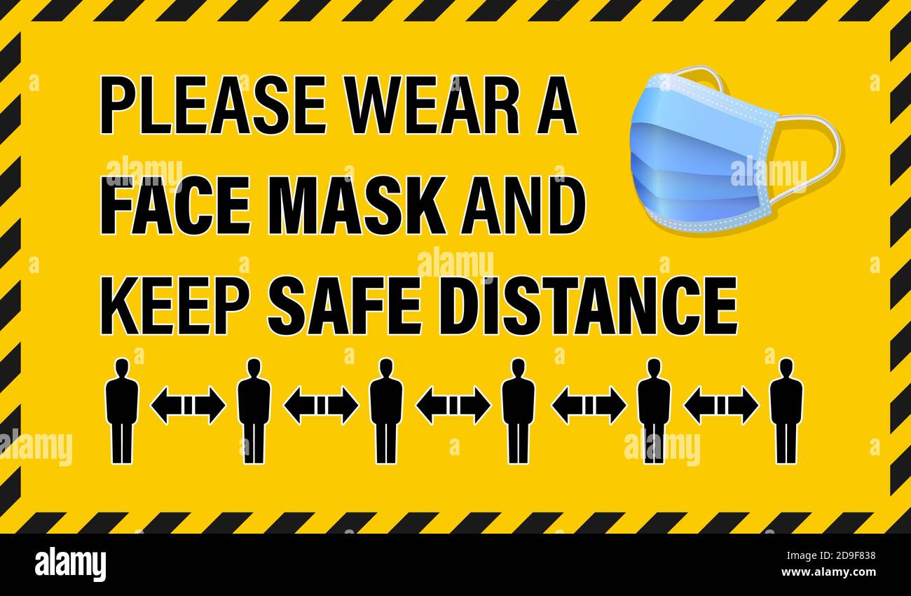 Cartello Con Simbolo E Testo | M016| Mascherina Obbligatoria - Foto 3