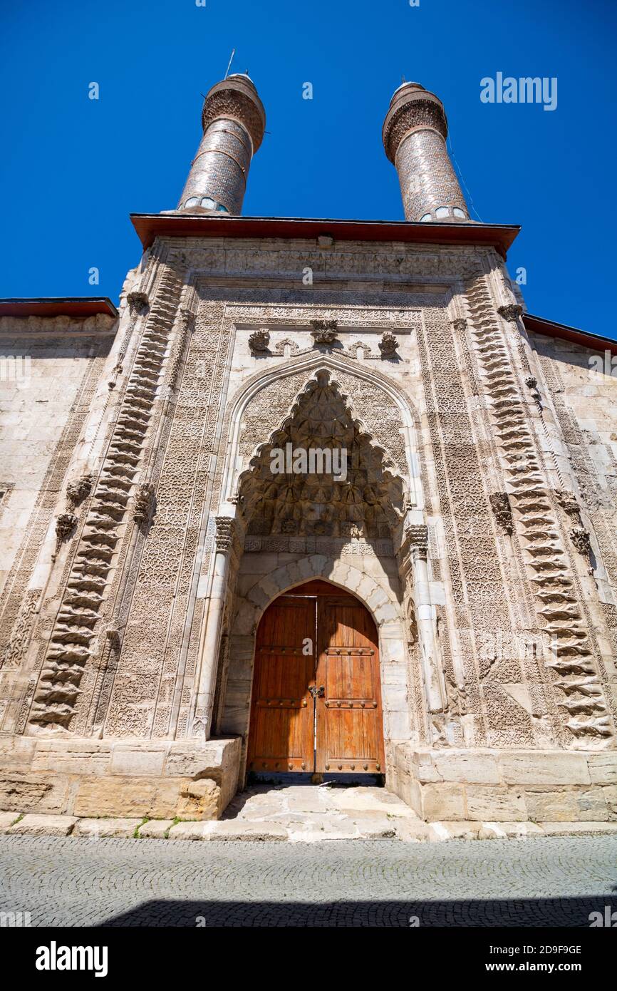Sivas Cifte Minare (due minareti) Medrese Foto Stock