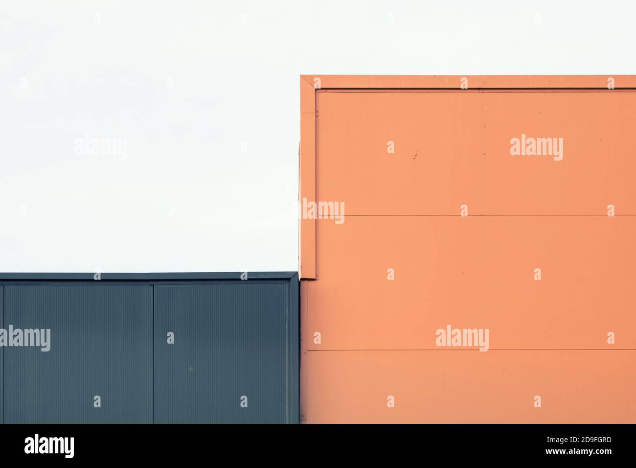 Architettura astratta. Vicino ad un edificio moderno. Foto Stock