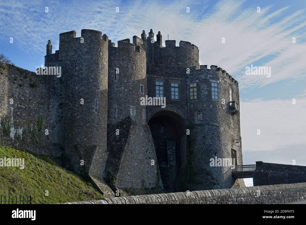 Dover Castle a Kent, Inghilterra, Regno Unito Foto Stock