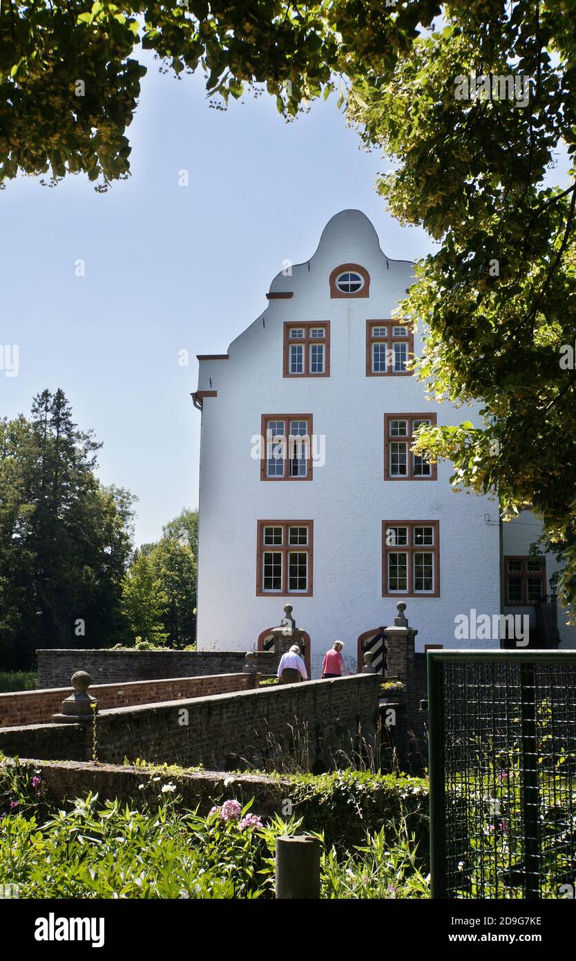 Wasserburg Metternich, Weilersist, Nordrhein-Westfalen, Deutschland Foto Stock