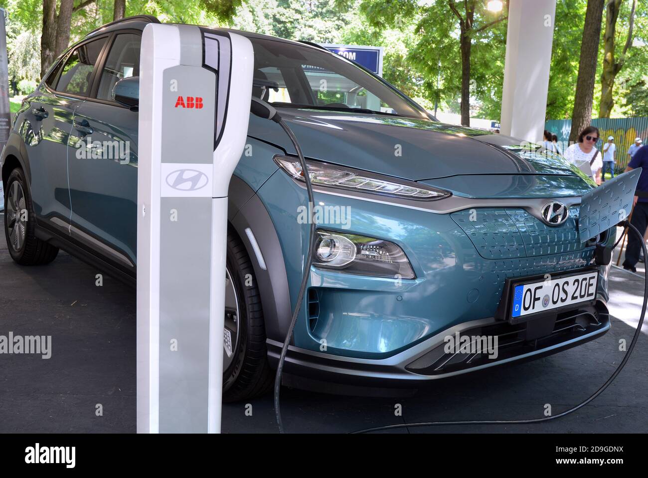 Torino Piemonte, Italia. -06/09/2018- annuale "Torino Motor Show' (Salone Internazionale dell'auto) al Parco del Valentino e Castello. Foto Stock
