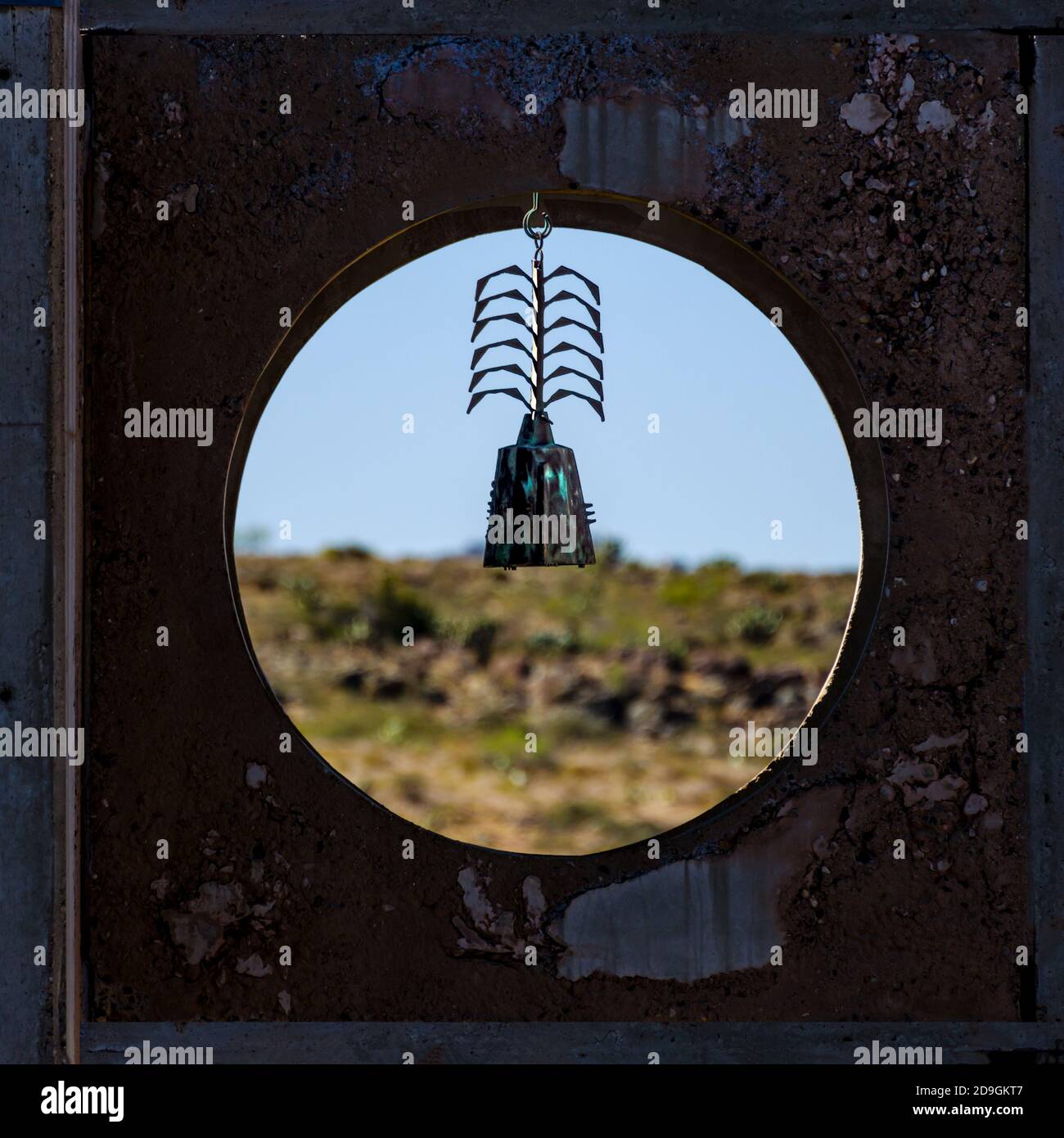 Arcosanti, Soleri Bells Foto Stock