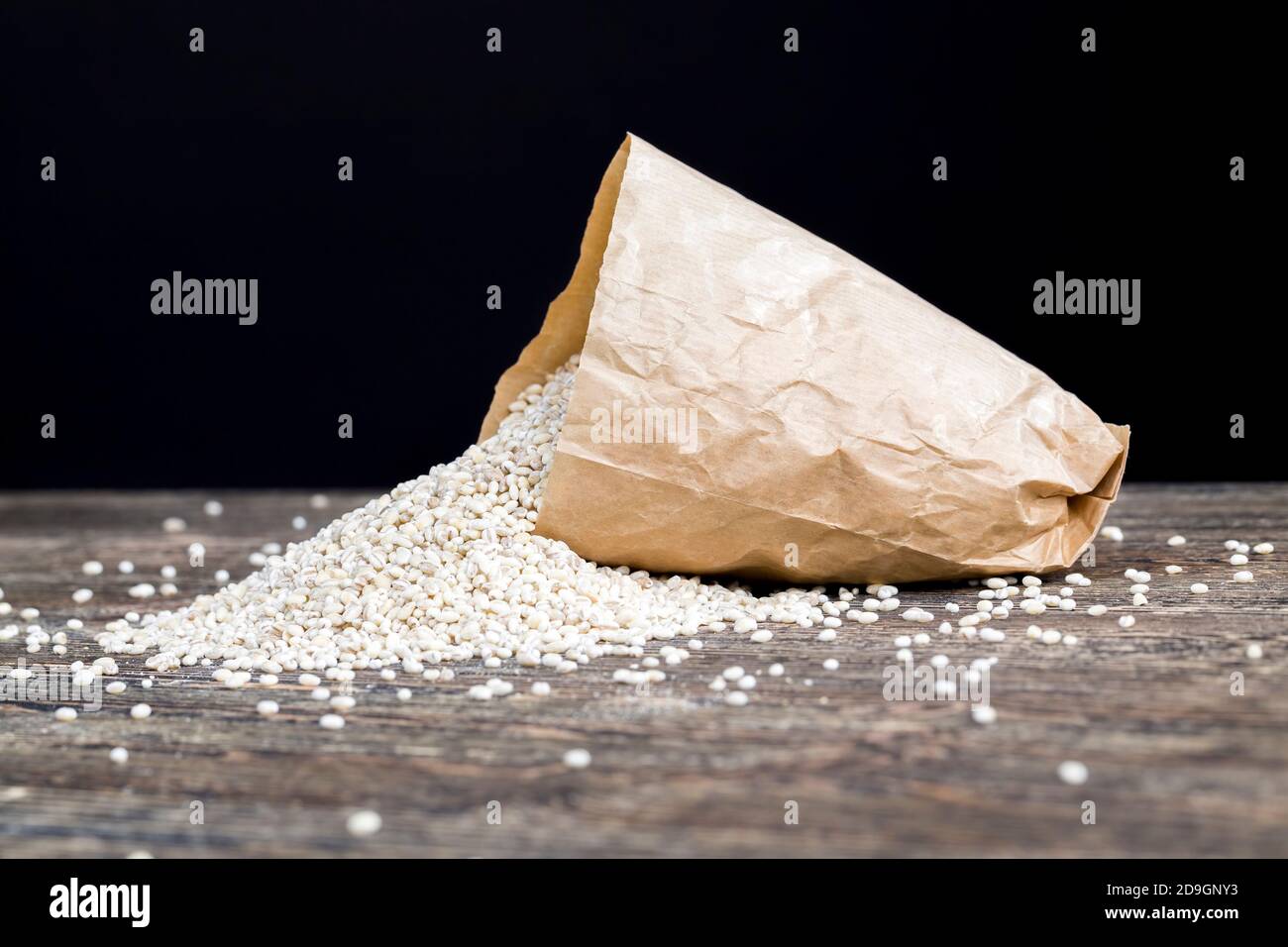 grano grezzo solido di orzo della perla Foto Stock