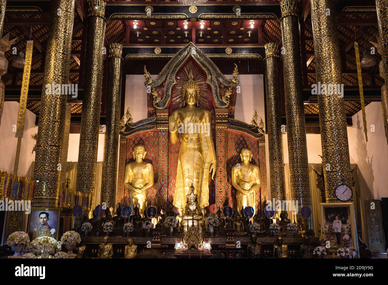 Templi asiatici in Thailandia Foto Stock