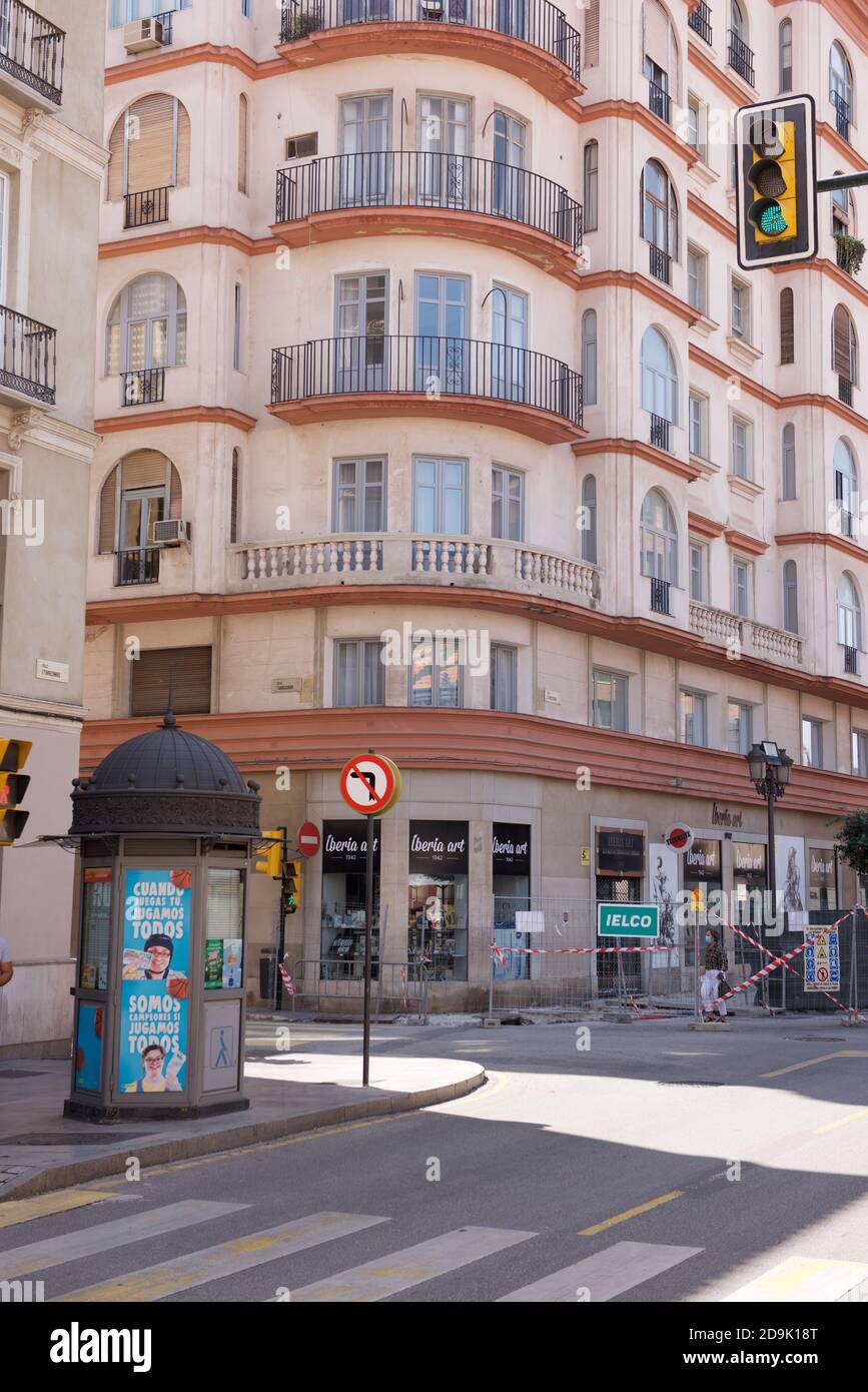 Street in Malaga Foto Stock