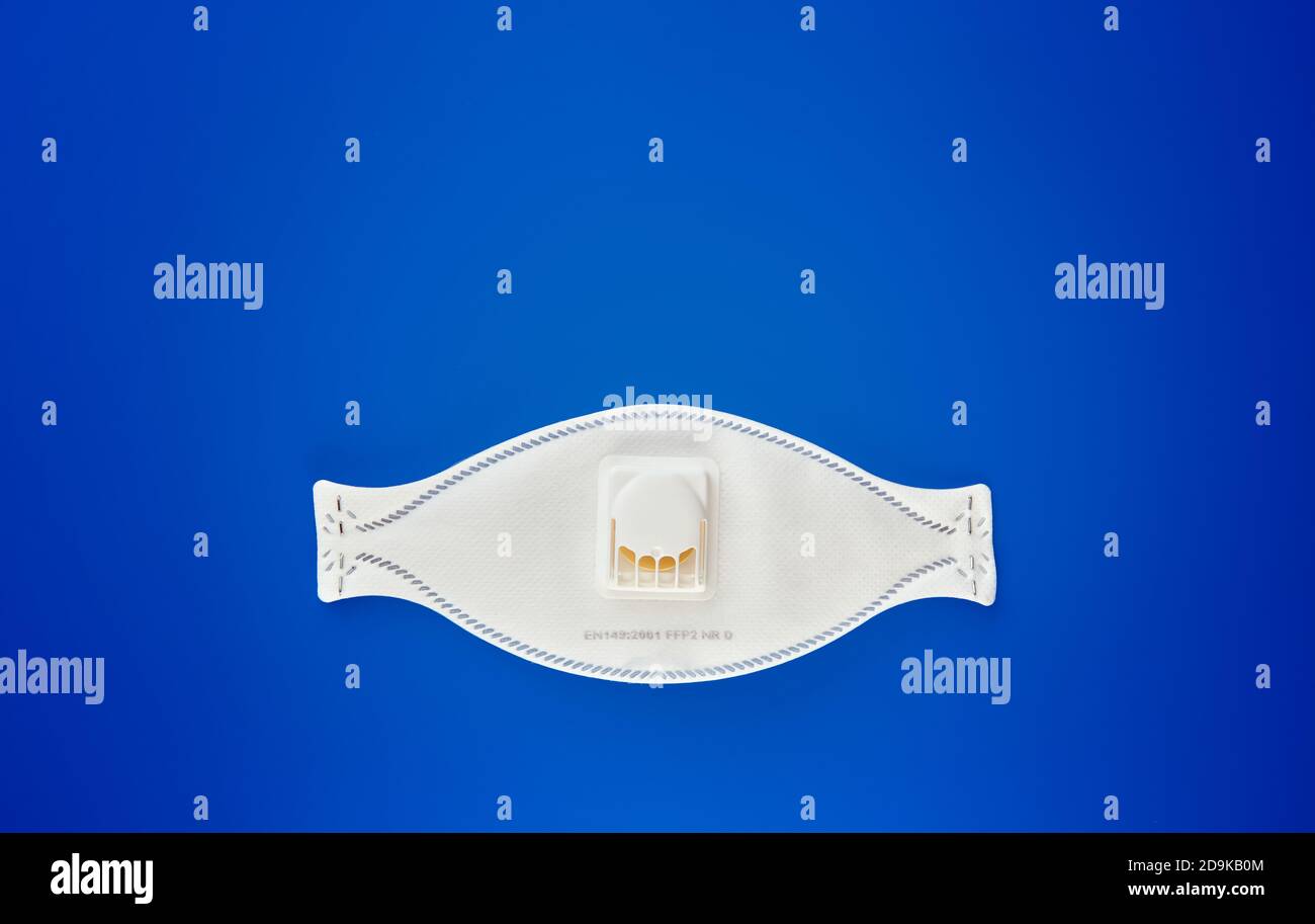 Respiratore altamente efficace. Mezzi di protezione respiratoria. Maschera facciale protettiva significa protezione contro l'infezione da coronavirus, polmonite, e. Foto Stock