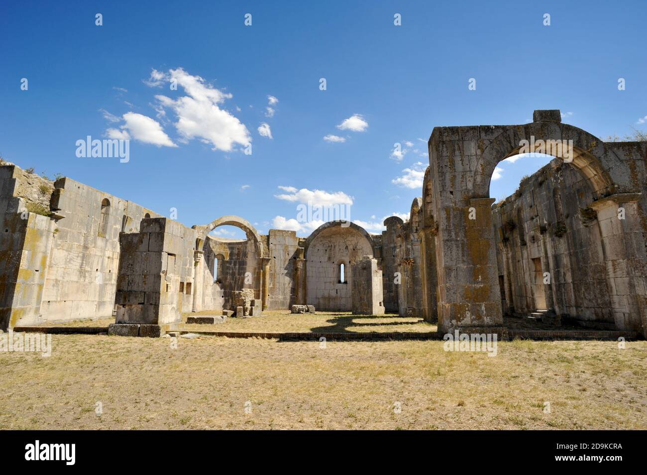 Italia, Basilicata, Venosa, Abbazia della Trinità, la chiesa incompiuta Foto Stock