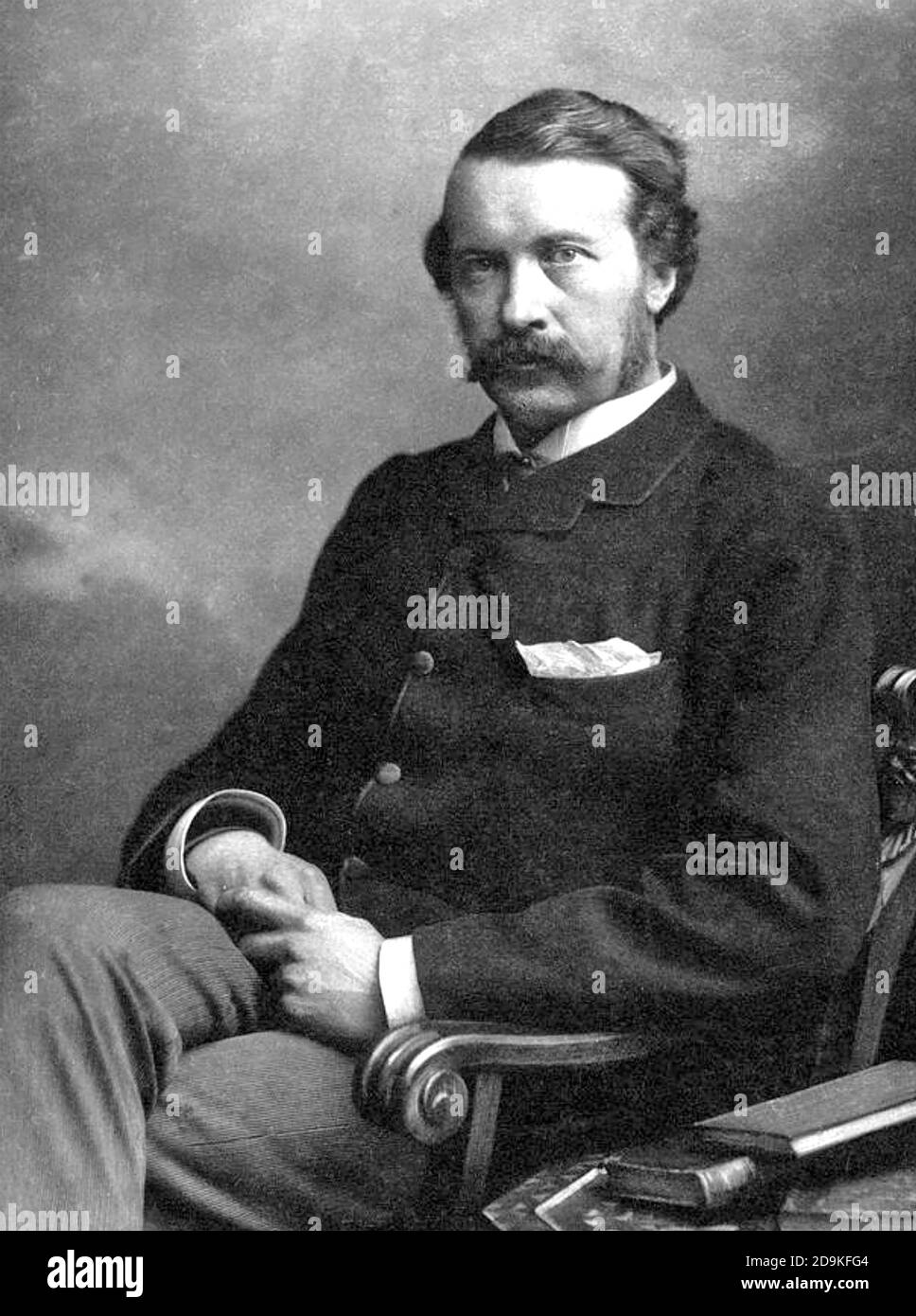 GEORGE ROMANEAS (1848-1894) biologo evolutivo inglese canadese. Foto Stock