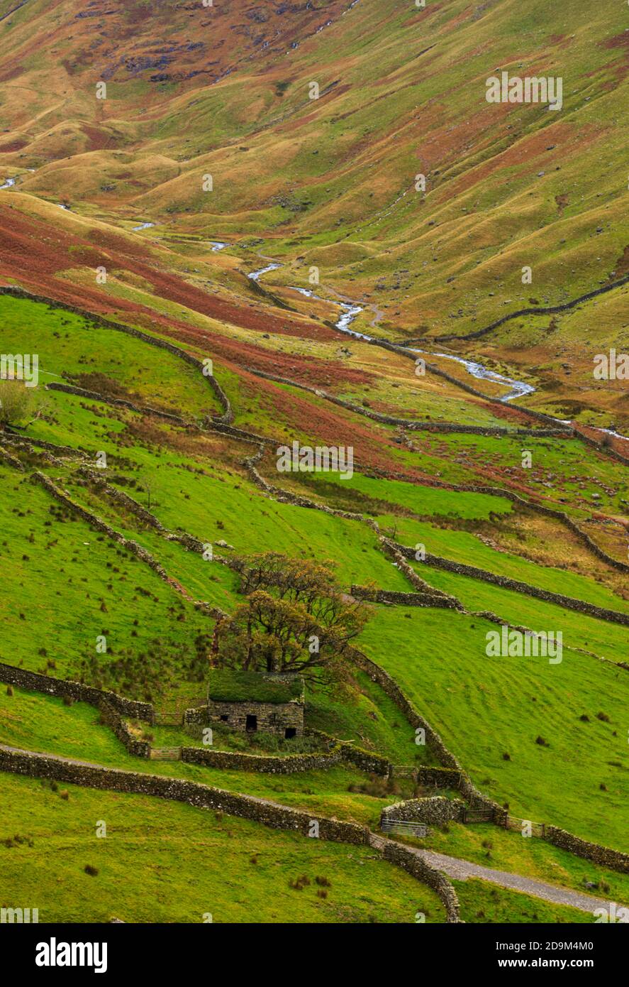 Old Barn Hartsop Lake District Foto Stock