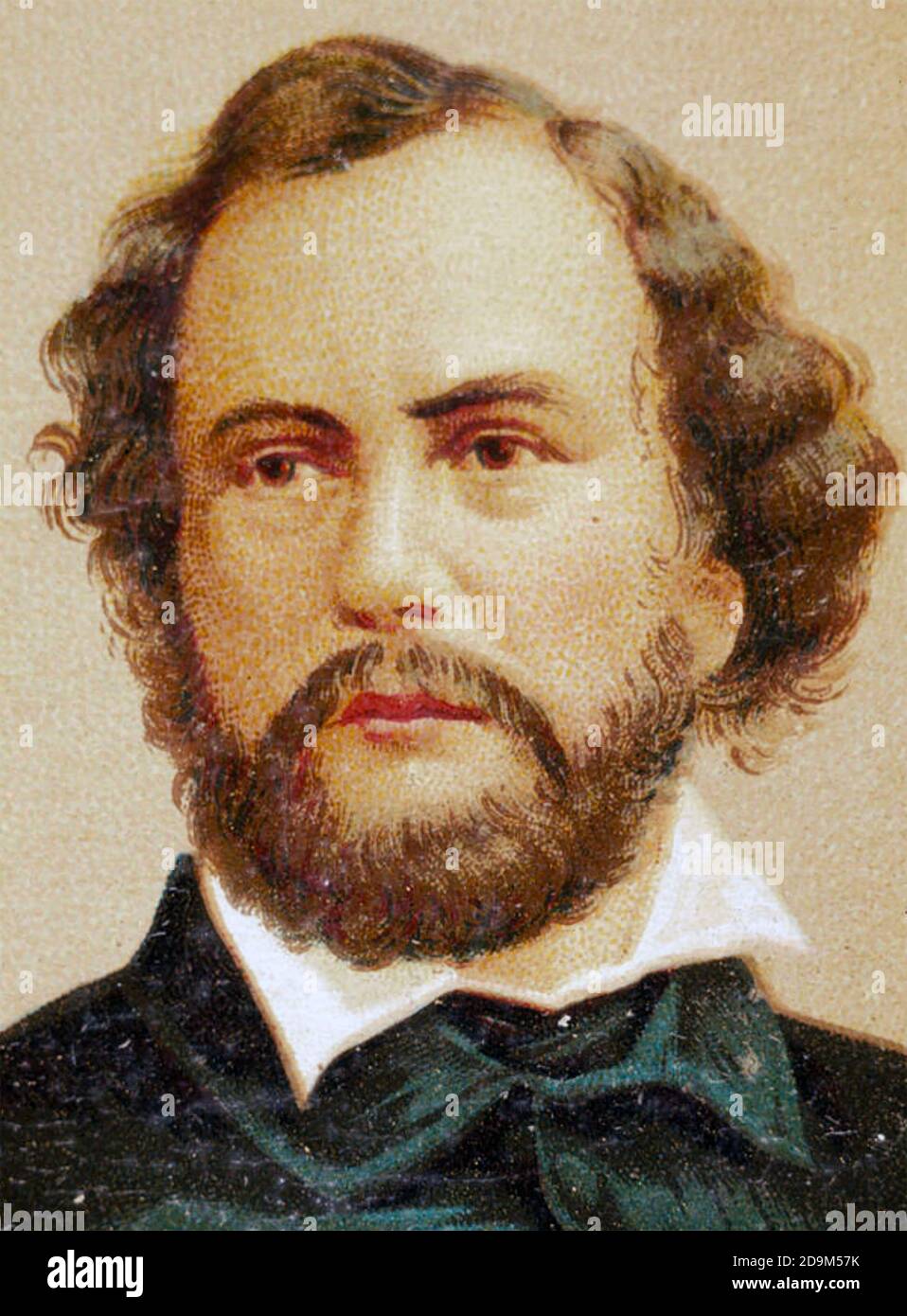SAMUEL COLT (1814-1862) inventore e industriale americano che ha introdotto la produzione commerciale di massa di rivoltatori. Basato su un'incisione di circa 1855. Foto Stock