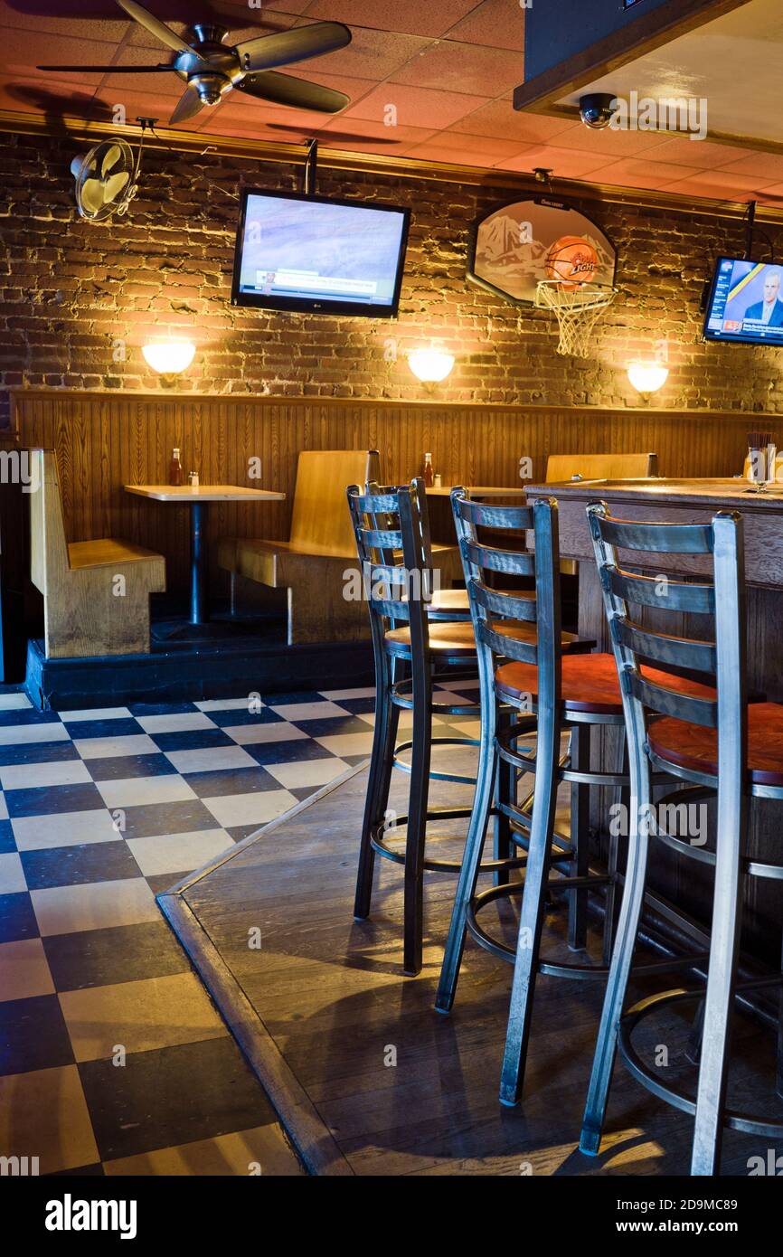 Spettatori Sports Pub and Bar, New Rochelle, New York Foto Stock