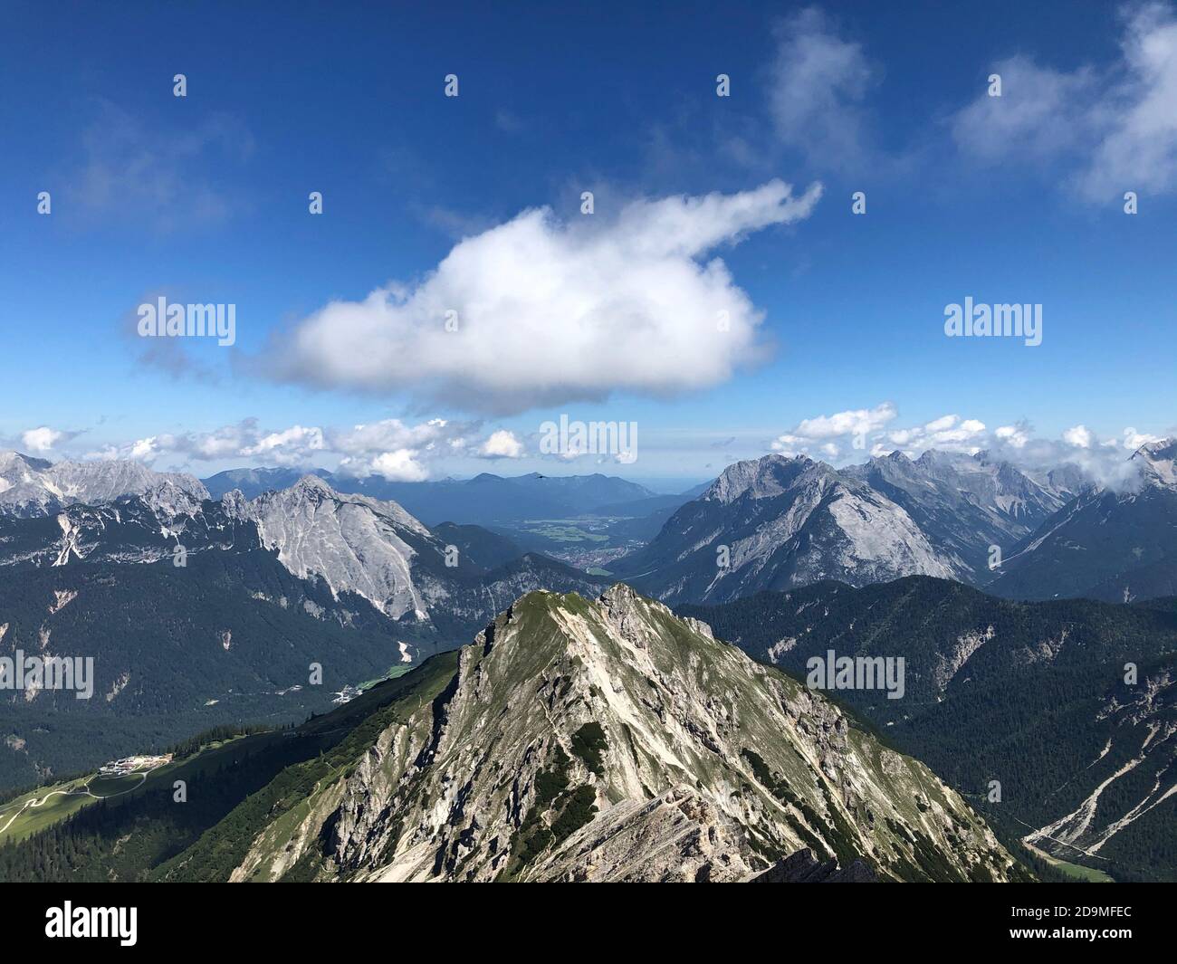 Seefelder Königstour, Seefelder Spitze, Reither Spitze, Seefeld, Tirolo Foto Stock