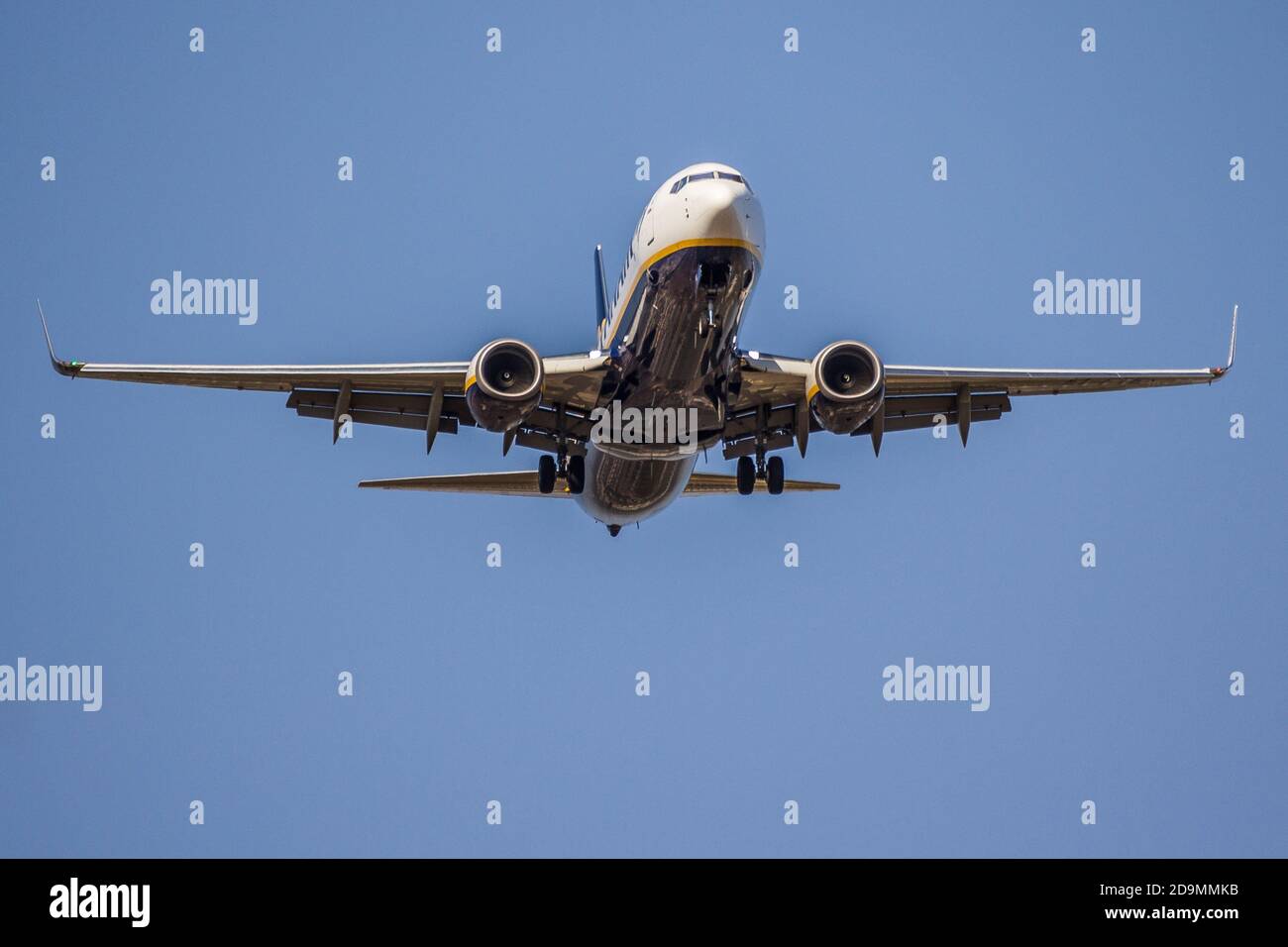 Un aereo in volo Foto Stock