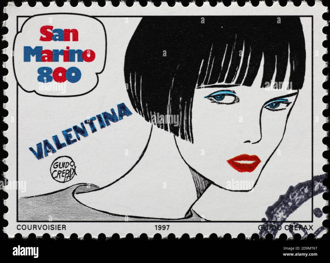 Cartoon italiano Valentina on Foto stock - Alamy