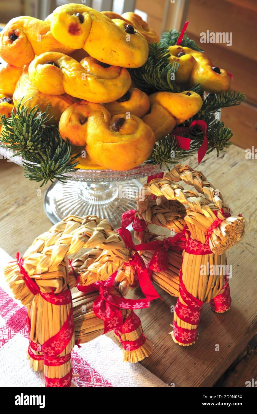 Informazioni su richiesta - tavolo di Natale svedese UK+Irish diritti solo / email ufficio per altri territori Foto Stock