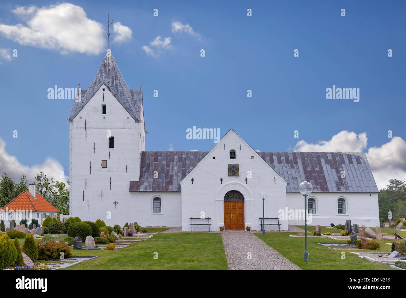 Chiesa di San Clemente sull'isola di Romo, Danimarca Foto Stock