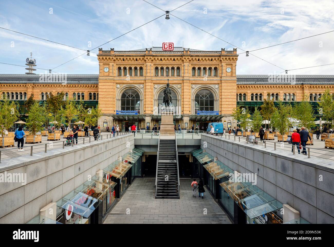 Hannover, bassa Sassonia, Germania, stazione centrale di Hannover. Foto Stock