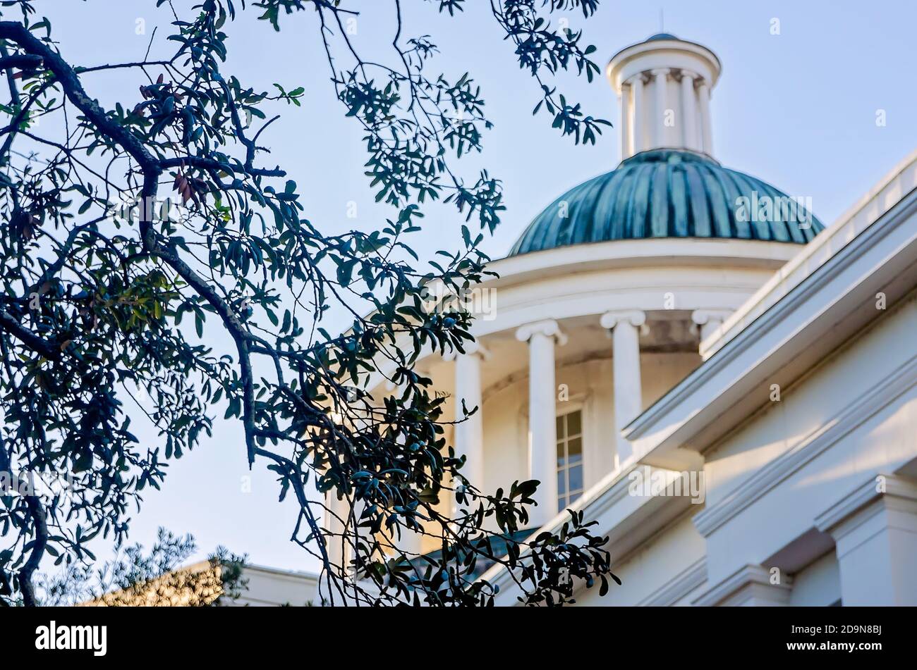 La cupola della Barton Academy, la prima scuola pubblica in Alabama, è raffigurata, il 31 ottobre 2020, a Mobile, Alabama. Foto Stock