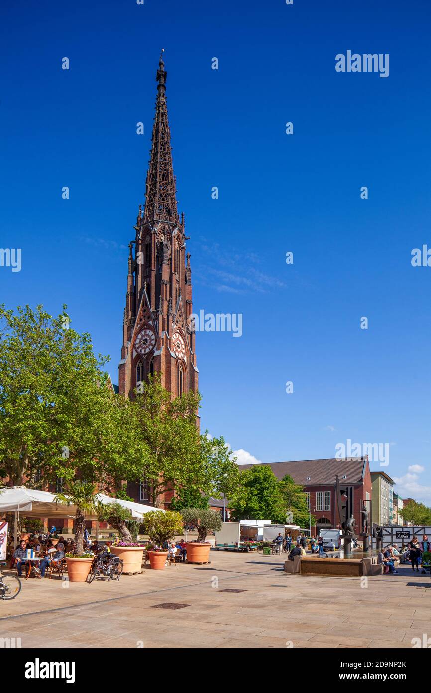 Bürgermeister-Smidt-Gedächtniskirche o Grosse Kirche, Bremerhaven, Brema, Germania, Europa Foto Stock