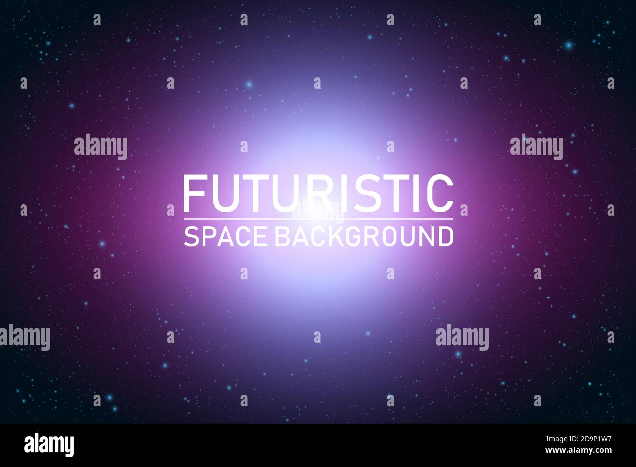 Astratto futuristico spazio prospettiva.spazio universo pianeta background.vettore e illustrazione. Illustrazione Vettoriale