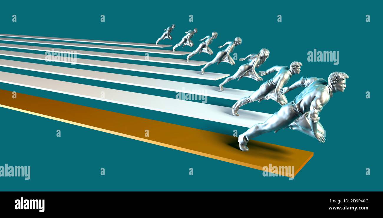 La strategia di marketing branding pubblicità commerciale concetto del piano Foto Stock