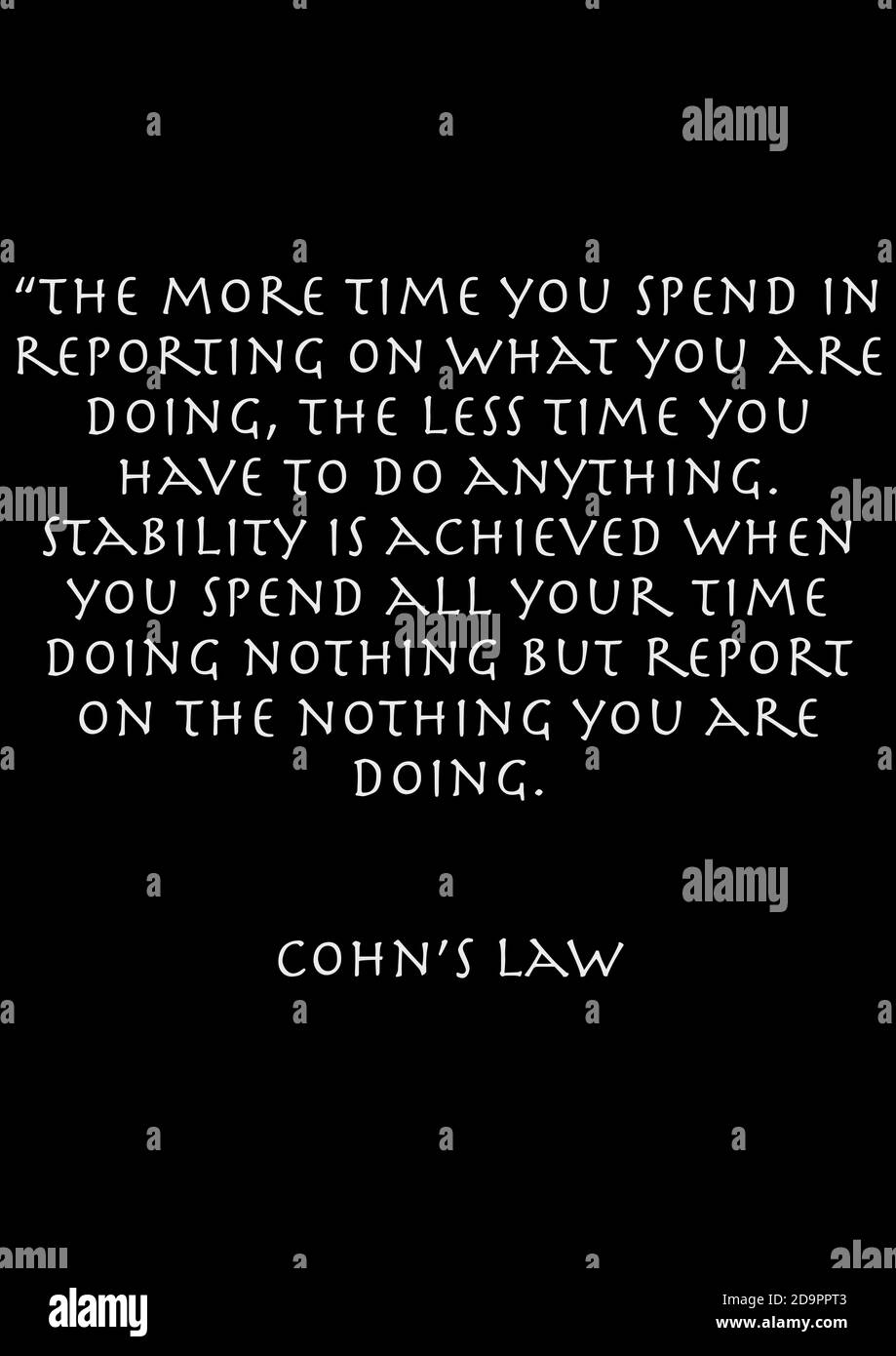 Parole di saggezza o altro Foto Stock