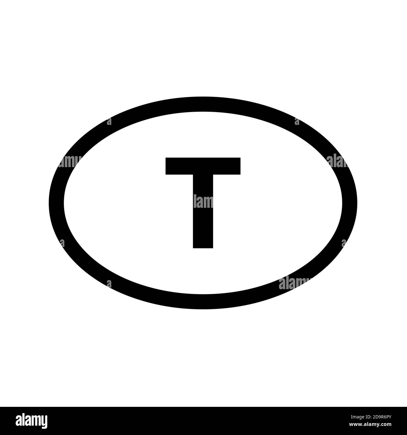 Prefisso del paese immatricolazione del veicolo Thailandia Foto Stock