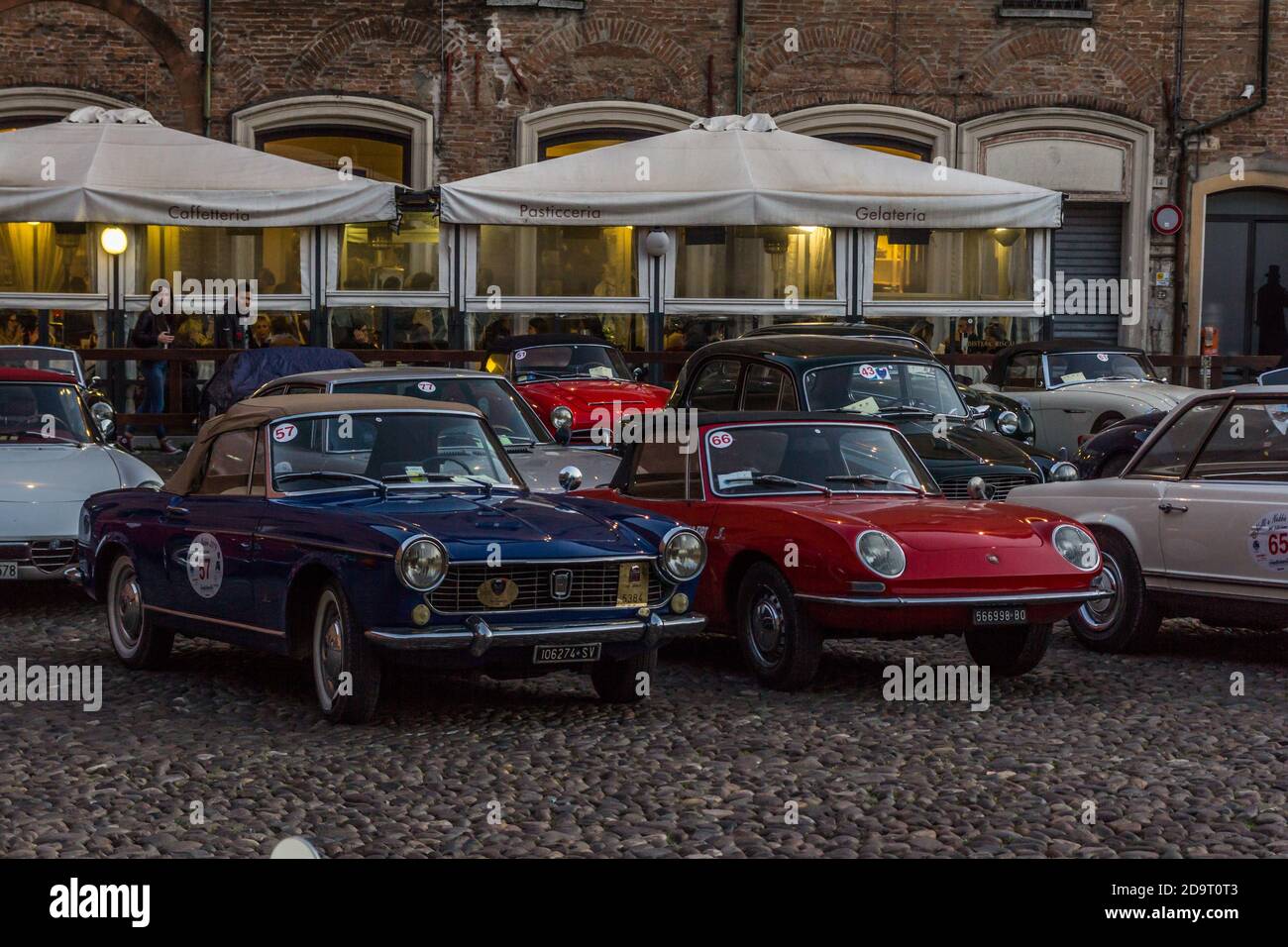 Evento di esposizione di vetture classiche Foto Stock