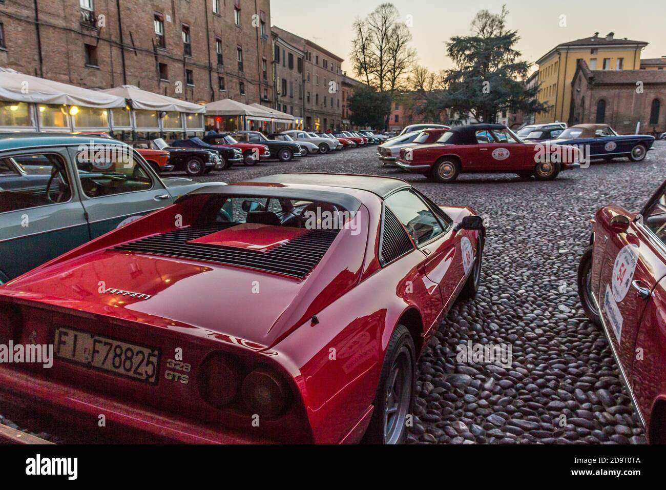 Evento di esposizione di vetture classiche Foto Stock