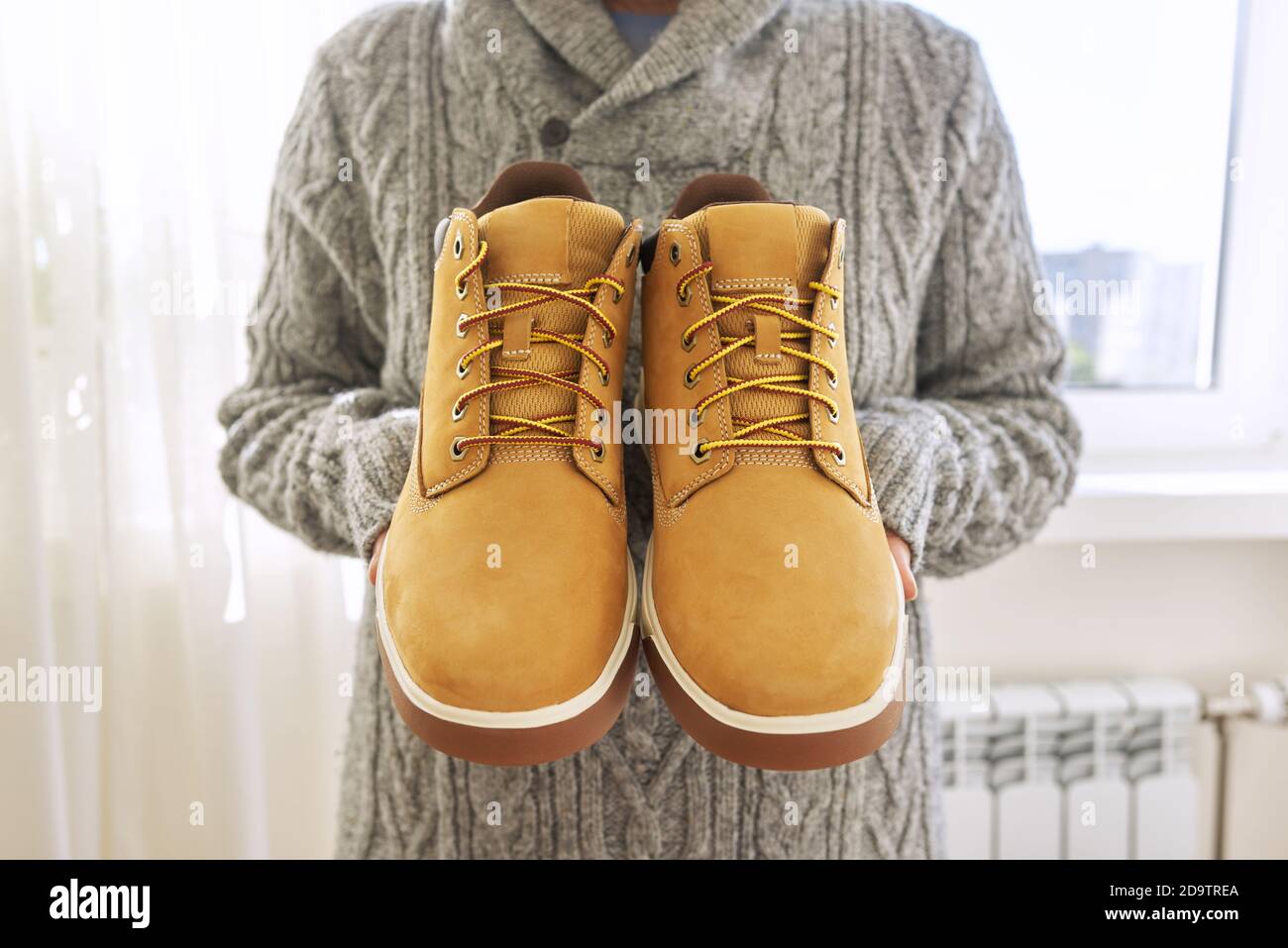 Stivali Biker Boots Invernali Alti Al Ginocchio Pelle Sauvage Marrone