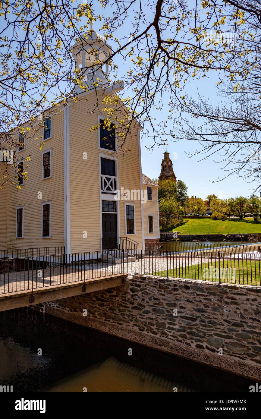 Blackstone River Valley National Historical Park a Pawtucket, Rhode Island Foto Stock