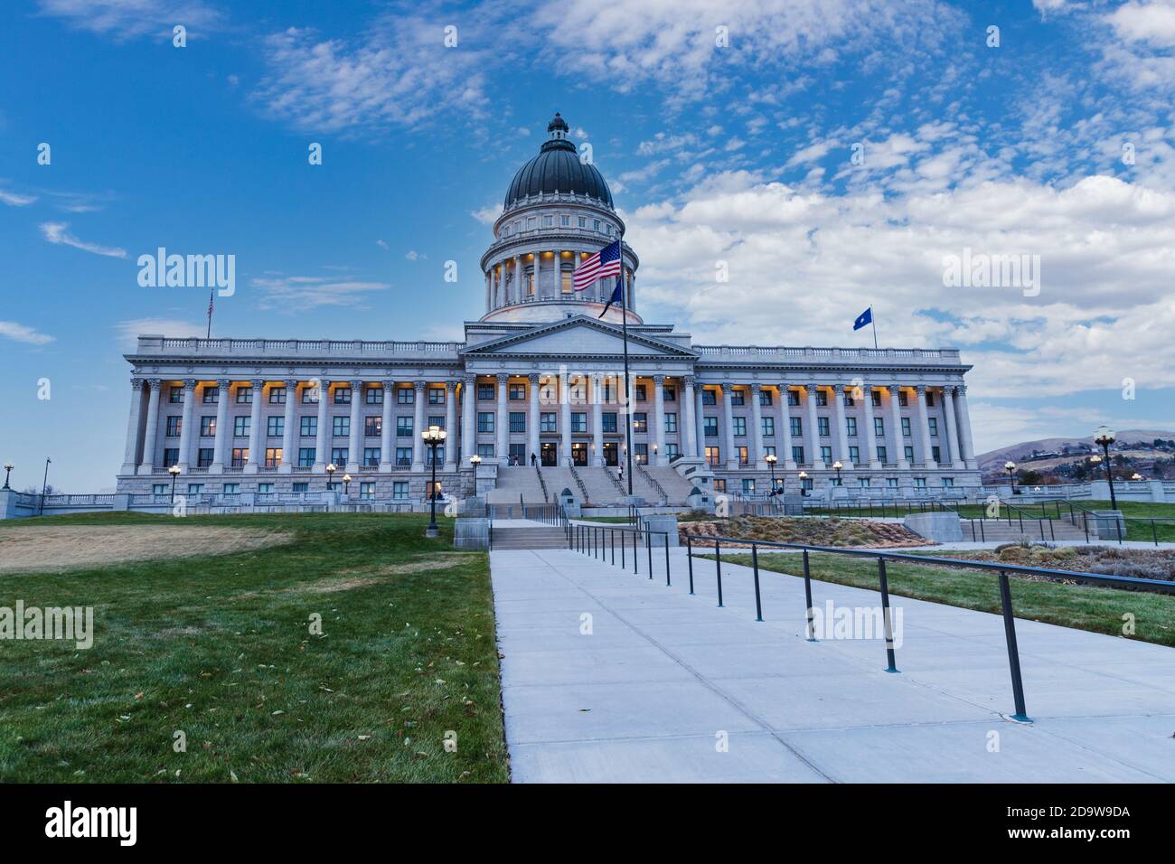 Salt Lake City, UT / USA - 6 novembre 2020: Edificio del Campidoglio dello Utah Foto Stock