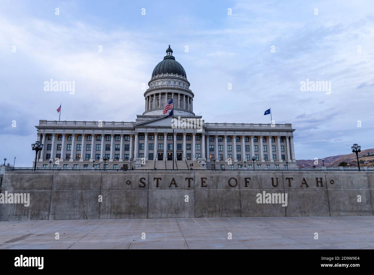 Salt Lake City, UT / USA - 6 novembre 2020: Edificio del Campidoglio dello Utah Foto Stock