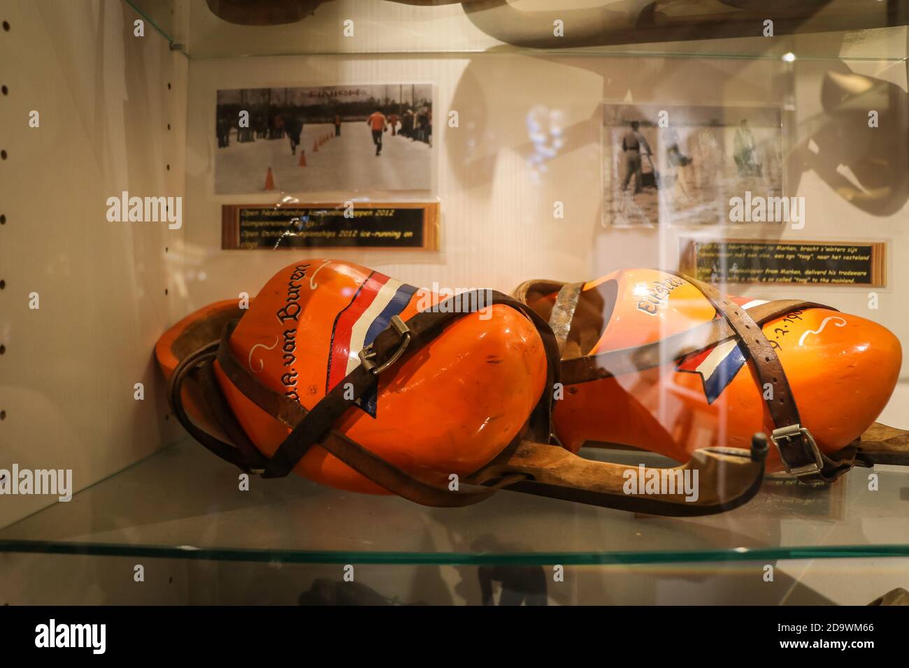 Fabbrica di calzature in legno a Volendam, Paesi Bassi Foto Stock