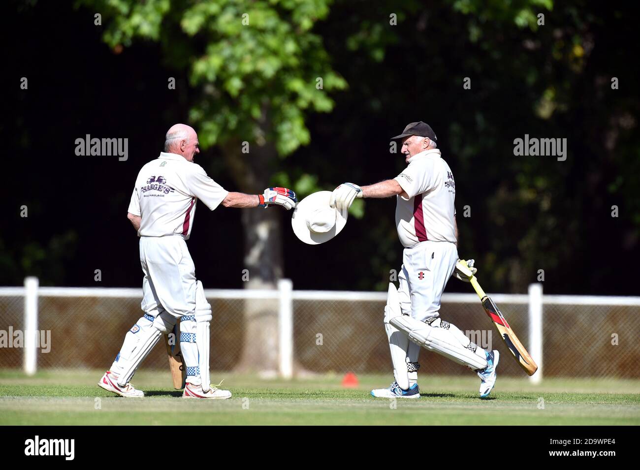 8 nov 2020. Benalla Bushrangers over Sixties contro Wodonga. Foto Stock